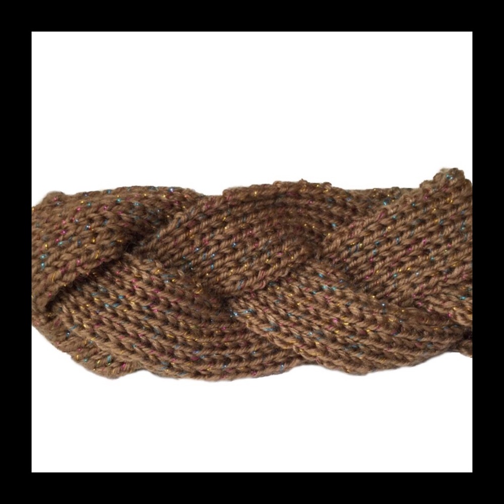 2/$18 Tan braided ear warmer